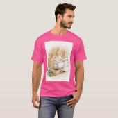 T-shirt La Famille De Lapins Avec Thé De Beatrix Potter (Devant entier)