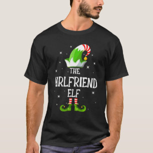 T-shirt La famille de lutins petite amie ensemble de Noël