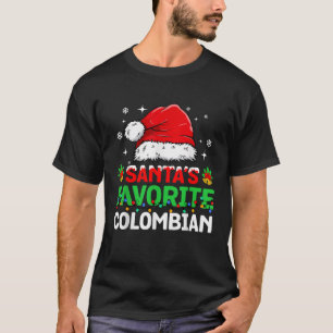 T-shirt La famille de Noël colombienne préférée de père No