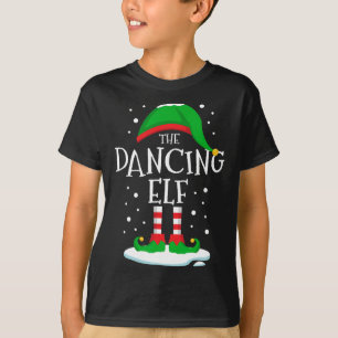 T-shirt La famille de Noël des elfes dansantes qui corresp