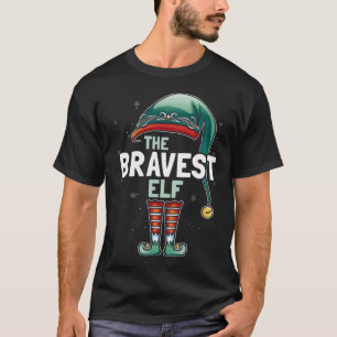 T-shirt La famille de Noël des elfes les plus courageuses