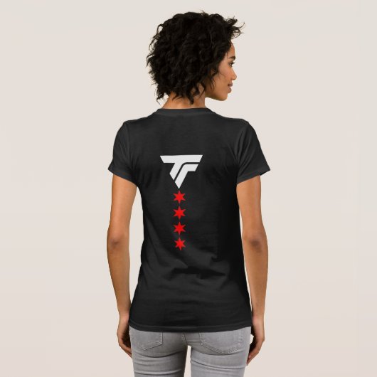 T-shirt La famille de transe de Chicago tient le premier (Dos entier)