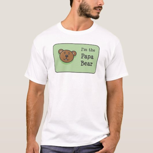 T-shirt La famille de trois ours (Devant)