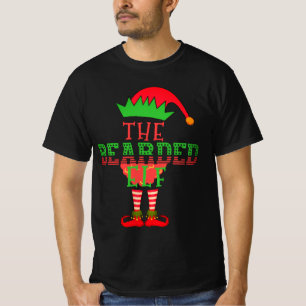 T-shirt La Famille d'Elfe Barbu assortie de Pyjama de Noël