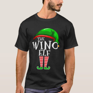 T-shirt La famille d'elfes ivres de Noël appariée au group