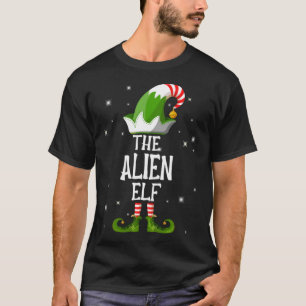 T-shirt La famille des elfes Aliens qui correspond à Noël