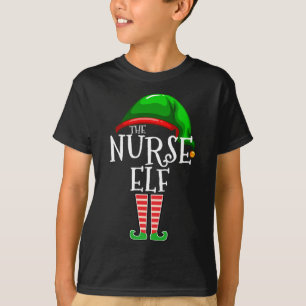 T-shirt La famille des elfes de l'infirmière correspond ca