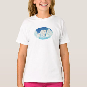 T-shirt La famille des ours polaires et moi