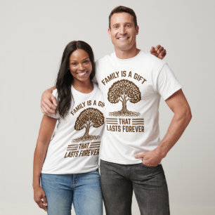 T-shirt La famille est un cadeau