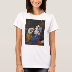 T-shirt La famille sainte avec des saints Anne et