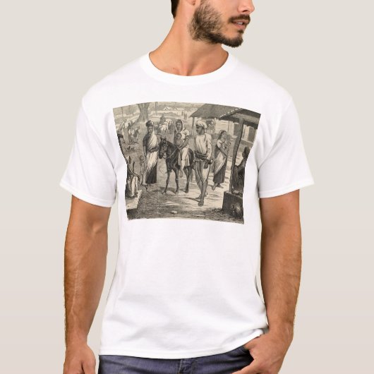 T-shirt La famine indienne (Devant)