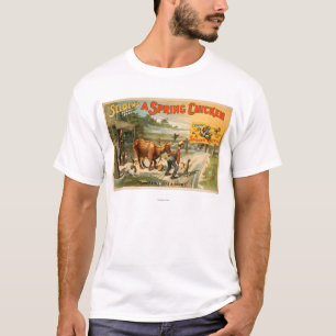 T-shirt La farce drôle de Selden, un jeu de poulet de
