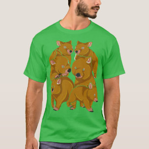 T-shirt La faune australienne mûre Wombats