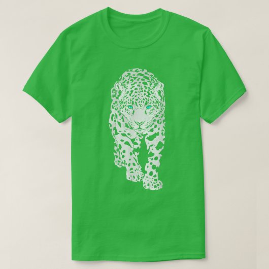 T-shirt La faune du grand léopard des neiges (Design devant)