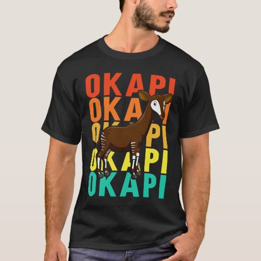 T-shirt La faune okapi (Devant)