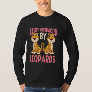 T-shirt La faune sauvage du léopard de chat