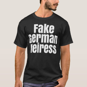 T-shirt La fausse héritière allemande coupée