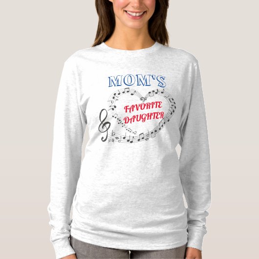 T-shirt La Favorite de maman (Devant)