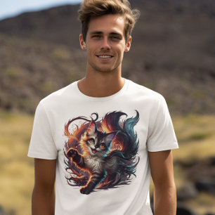 T-shirt La féline excentrique