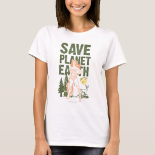 T-shirt La Femme des merveilles sauve la planète Terre