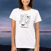 T-shirt La femme dit que le mari est descendu