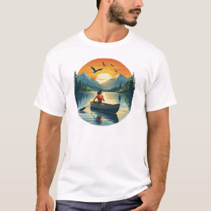 T-shirt La femme en bateau