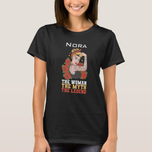 T-shirt La femme le mythe de la légende Nora Premium