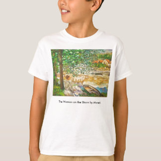 T-shirt La femme sur le rivage