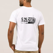 T-shirt la fermeture 5.25.2007 du DB (Dos)
