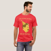 T-shirt La fête d'anniversaire de Stalin charrient (Devant entier)