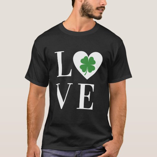 T-shirt la fête de la Saint-Patrick amour (Devant)