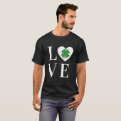 T-shirt la fête de la Saint-Patrick amour (Devant entier)