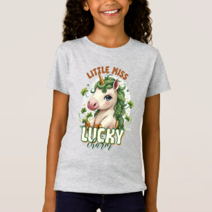 T-Shirt La Fête de la Saint-Patrick Licorne Chanceuse Fill