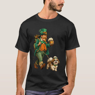 T-shirt La Fête de la Saint-Patrick Lutinu2019s avec Bière