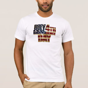 T-shirt La fête de l'indépendance du 4 juillet 002