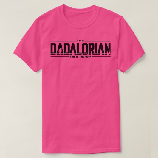 T-shirt La Fête des pères noire (Design devant)