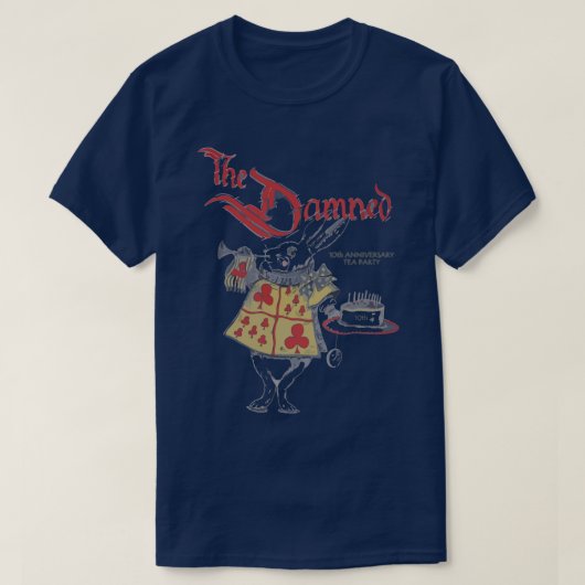 T-shirt La fête du thé Damned (Design devant)