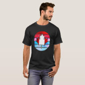 T-shirt La Feuille d'érable de Retro Canada Joyeuse fête d (Devant entier)