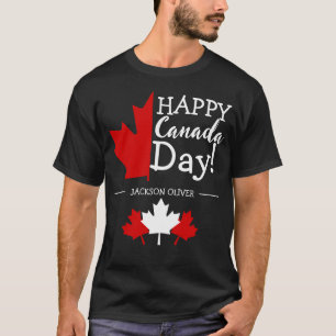 T-shirt La Feuille d'érable du Canada, Joyeuse fête du Can