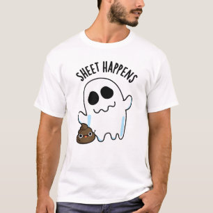 T-shirt La feuille se passe drôle jeu de fantôme
