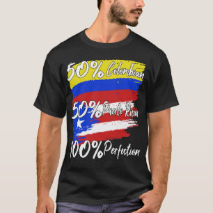 T-shirt La fierté colombienne du patrimoine de Porto Rico 