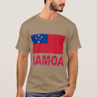 T-shirt La fierté de Samoa Conception du drapeau national