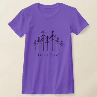 T-shirt **La fièvre forestière Boho moderne