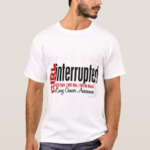 T-shirt La fille a interrompu 1 cancer de poumon