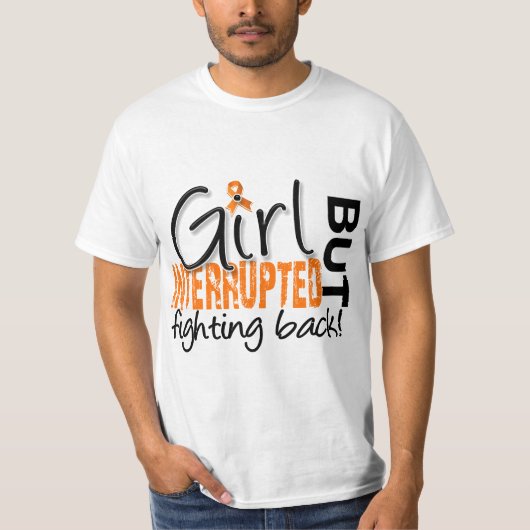 T-shirt La fille a interrompu la sclérose en plaques 2 (Devant)