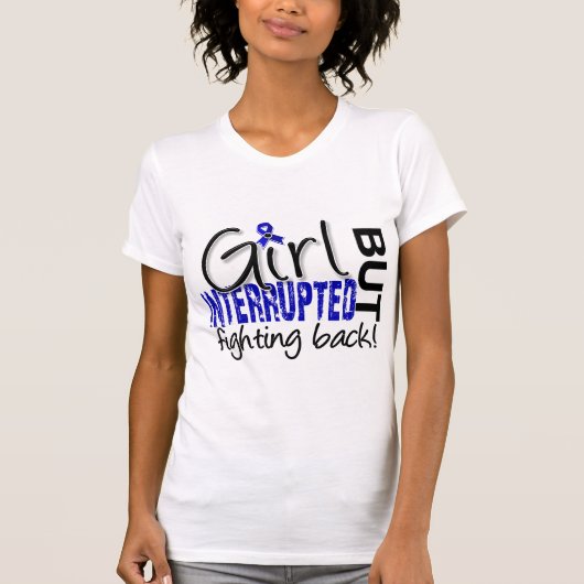 T-shirt La fille a interrompu l'arthrite 2 (Devant)