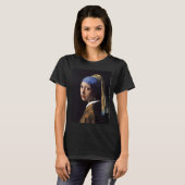T-shirt La Fille Avec Le Vermeer De La Perle (Devant entier)