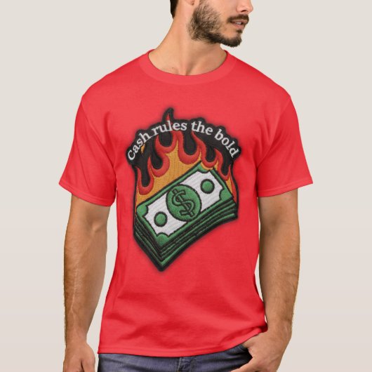 T-shirt La fille Bold Burn (Devant)