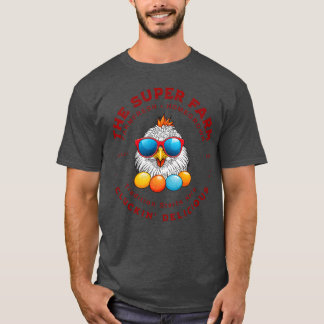 T-shirt La fille de la ferme de poulets cool Super Farm Fr