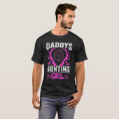 T-shirt La fille de papa à la chasse Chasse au cerf pour (Devant entier)